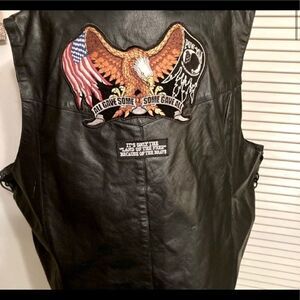 Leather King Vest 3X